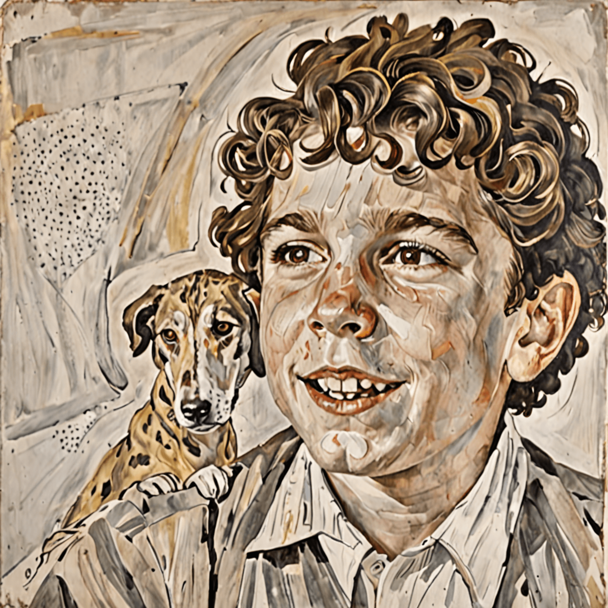Portrait of Benjamin by Lucien Freud